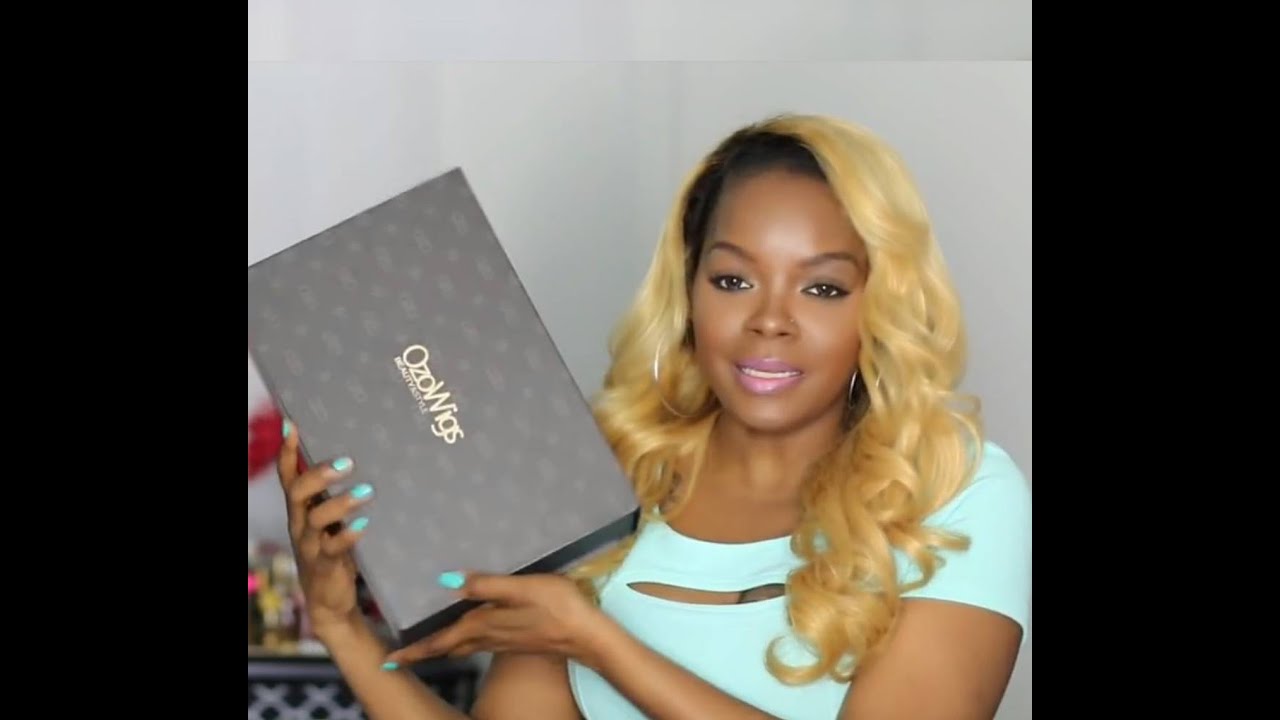 OzoWigs Full Lace Human Hair Loose Wavy Wig-Blonde-LW006 ...