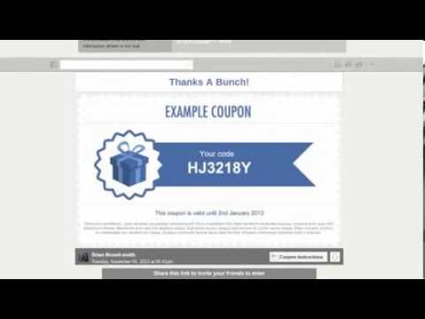 Basic Coupon how to promote event on facebook