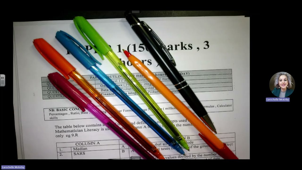 Mathematical Literacy NSC Paper 1 prep