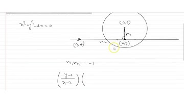 From `(3, 4)` chords are drawn to the circle `x^2+ y^2- 4x =0`. The locus of the mid points of ...