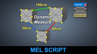 Dynamic Measuring Toolbox for Maya