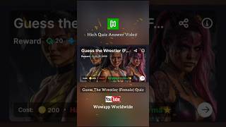 Explore Sports Quiz | Guess The Wrestler (Female) Part 2 Quiz Answer | #hichapp #hichquiz #gkquiz screenshot 3