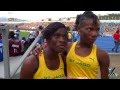 St jagos kimone shaw speaks to sportsxplorer multimedia after winning the class 4 200mchamps 2013