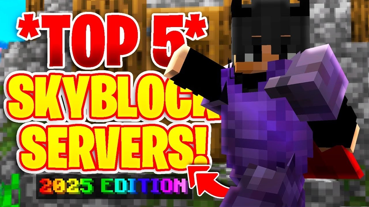 TOP 5 SKYBLOCK SERVERS! *2026 EDITION* | 1.8- 1.20+ | New Minecraft ...