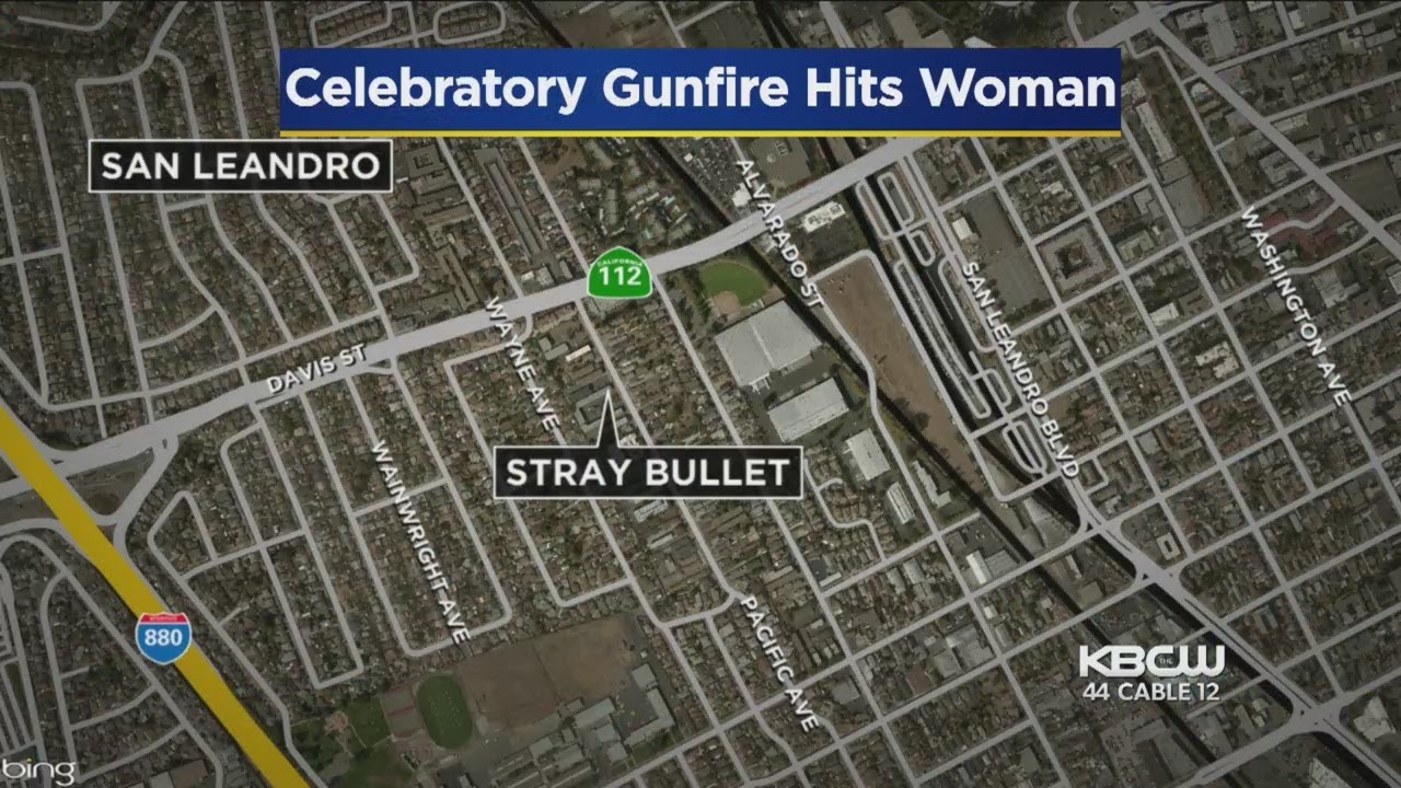 SAN LEANDRO: Woman wounded by celebratory New Year's Eve gunfire - YouTube
