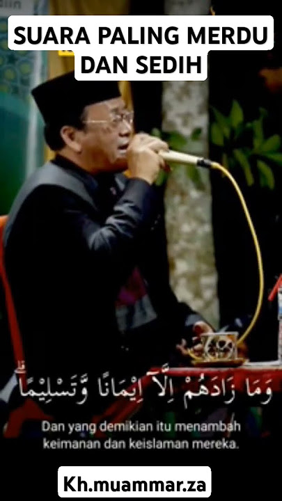 TILAWAH paling sedih qori legenda KH.MUAMMAR.ZA #viralvideo #tilawahquran #muammarza #trending