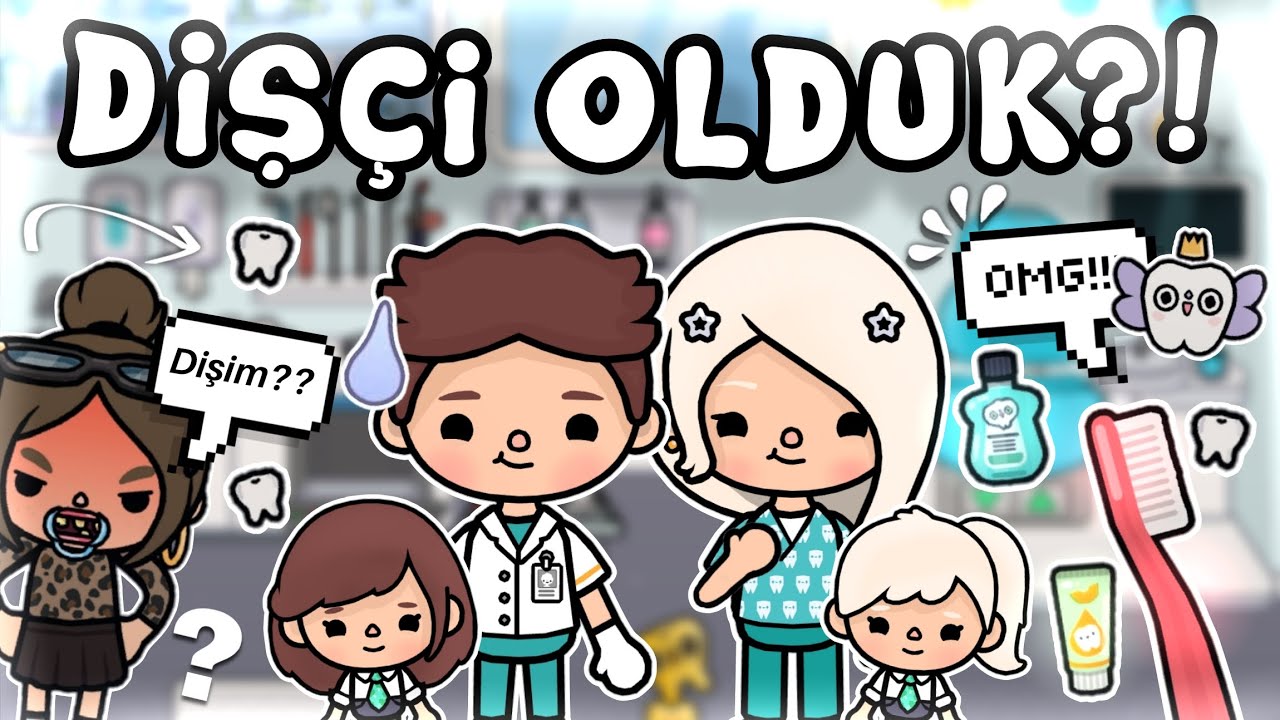 DİŞÇİ OLDUK?!👀🦷 (Videonun Sonu=💣) / Toca Boca World Türkçe / Justin Toca