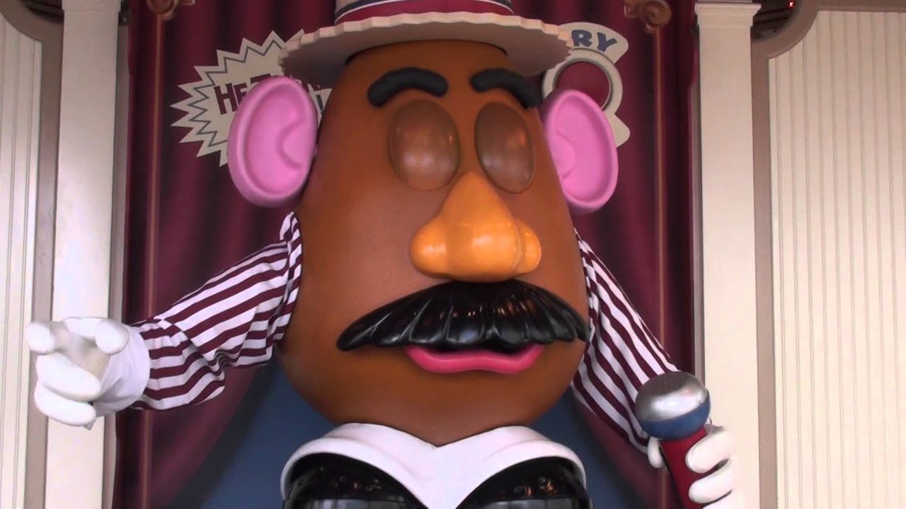 Mr Potato Head Toy Story Midway Mania Disney California Adventure - YouTube
