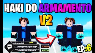 CONSEGUI O HAKI DO ARMAMENTO V2 em DE NOOB AO PRO NO ONE FRUIT SIMULATOR - ROBLOX