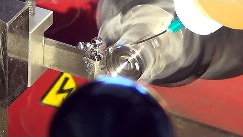 Mini Lathe Turning Titanium Ring Video #64