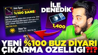 %100 Buz Di̇yari Çikarma Ayari Geldi̇? 1400 Klasi̇k Sandik İle Denedi̇k Pubg Mobile