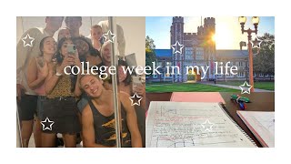 college week in my life: my first week of classes at washington university in st. louis