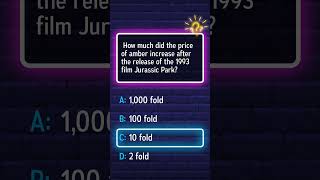 What Was The Price Increase Of Amber Post-1993 Juric Park?