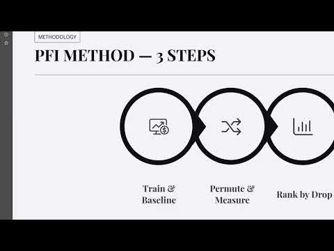 Explaining AI: Master Permutation Feature Importance (PFI)