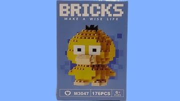 Bricks Make A Wise Life M3047 Psyduck / Koduck (Pokemon) 176 Pcs