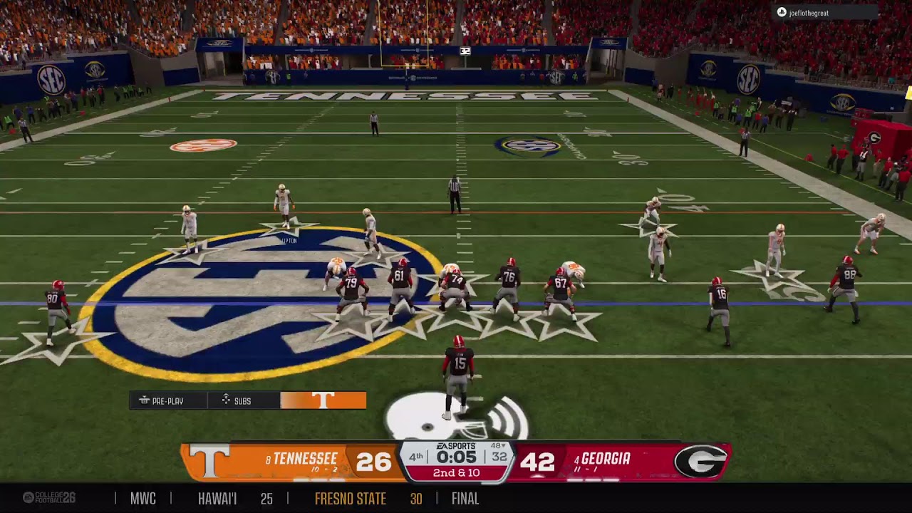 Ncaa 25 Cfb sec conference championship