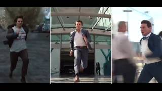 Tom Cruise running around in all 8 Mission Impossible movies