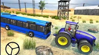 Farming Tractor Pull Bus And Helicopter screenshot 3