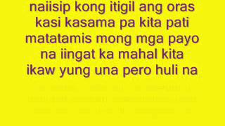 Video thumbnail of "salamat sa pananakit mo with lyrics"