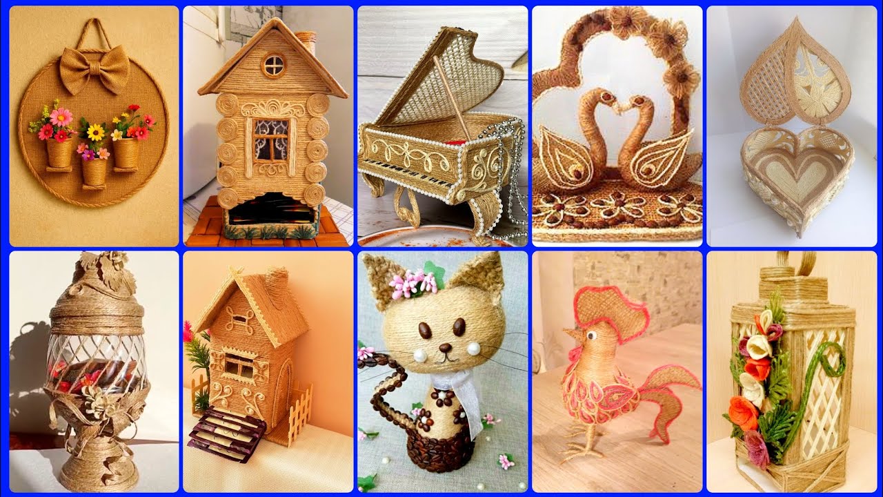 DIY Jute Rope Home Decor | Easy Wall Hanging, Basket & Organizer Ideas