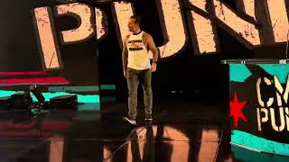 CM Punk Entrance at Kansas City Raw 4/29/24 Front Row