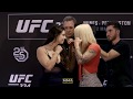 Mackenzie Dern vs. Amanda Cooper UFC 224 Media Day Staredown - MMA Fighting