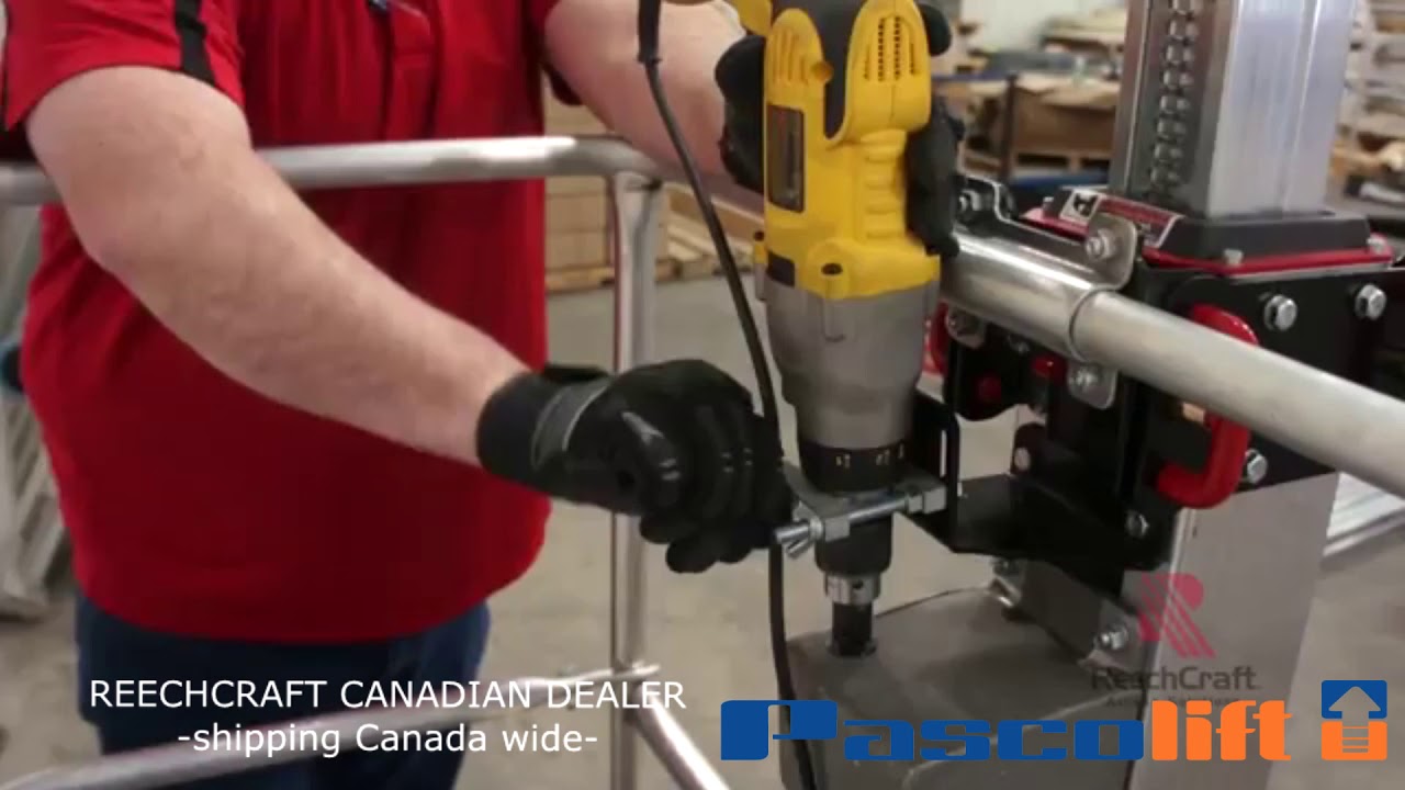 REECHCRAFT POWERPOLE, Échafaudage modulaire alimenté par perceuse