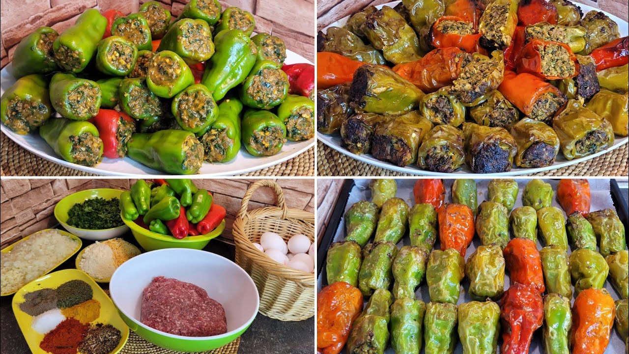 طريقتي في تحضير الفلفل المحشي بحشوة تكون متماسكة  جربوها وادعولي بدعوة خير