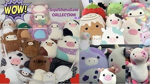 *PART 2* of my SQUISHMALLOW collection! COWS, RARES, + MORE...MUST SEE