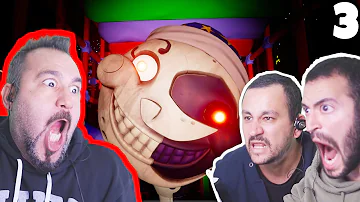 3 kişi DAHA ÇOK KORKUYORUZ ANNE! DEV AY ADAM! | (Five Nights at Freddy's: Security Breach) BÖLÜM #3