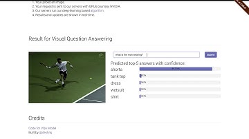 Visual Question Answering Demo