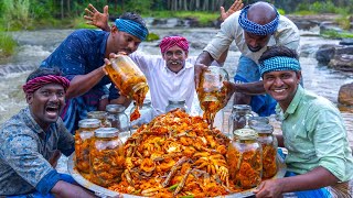 SEAFOOD in GLASS JAR | Mixed Seafood Recipe cooking in Glass Jar | Crab Shrimp Squid Recipe Cooking