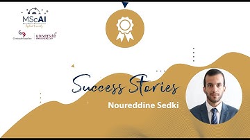 MSc AI alumni Noureddine Sedki