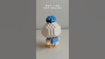 Donald Duck in Mini Blocks! 🦆💙 Spin 1.0 | Bricks Make a Wise Life