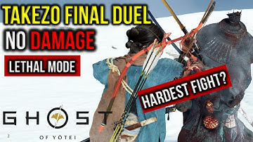 Takezo No Damage Final Duel Atop the Mountain | Hardest Boss in Ghost of Yotei? (Lethal Difficulty)