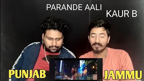 PARANDE AALI | KAUR B | KAPTAAN | PUNJAB & JAMMU REACTION | NEW PUNJABI SONG 2024