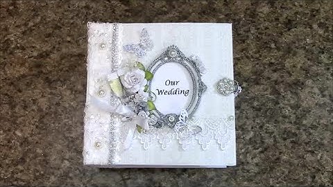 PART 2 TUTORIAL 8 x 8 WEDDING ALBUM  - DESIGNS BY SHELLIE
