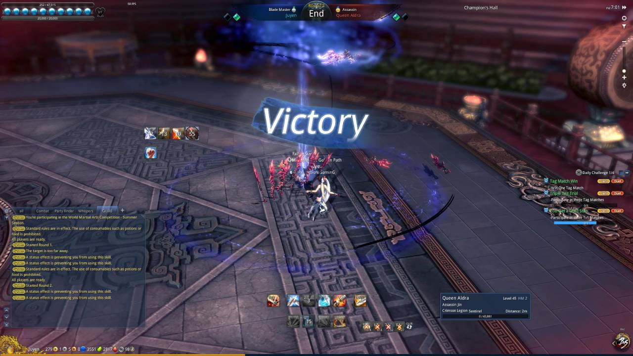 Blade & Soul [NA] - BladeMaster vs. Assassin (Epic Fight)