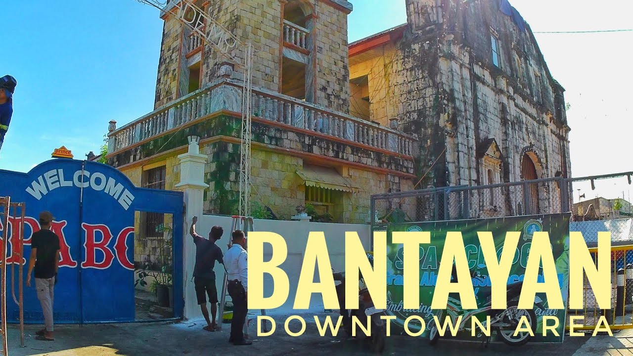 Street Sceneries Around Downtown in Bantayan Island Cebu