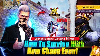 How To Survive In 🤯 New Chaos Event In Solo Hard Lobby ✅ | Br Rank Rank Push Trick | Utkarsh FF