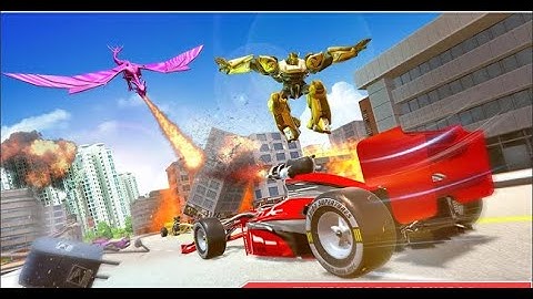 Formula Car Robot Transform Ep-2 | Rescue City Flying Dragon Robot Android GamePlay | By Game Crazy