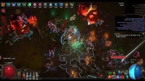 [POE 3.20] EK ignite Elementalist Showcase bosses