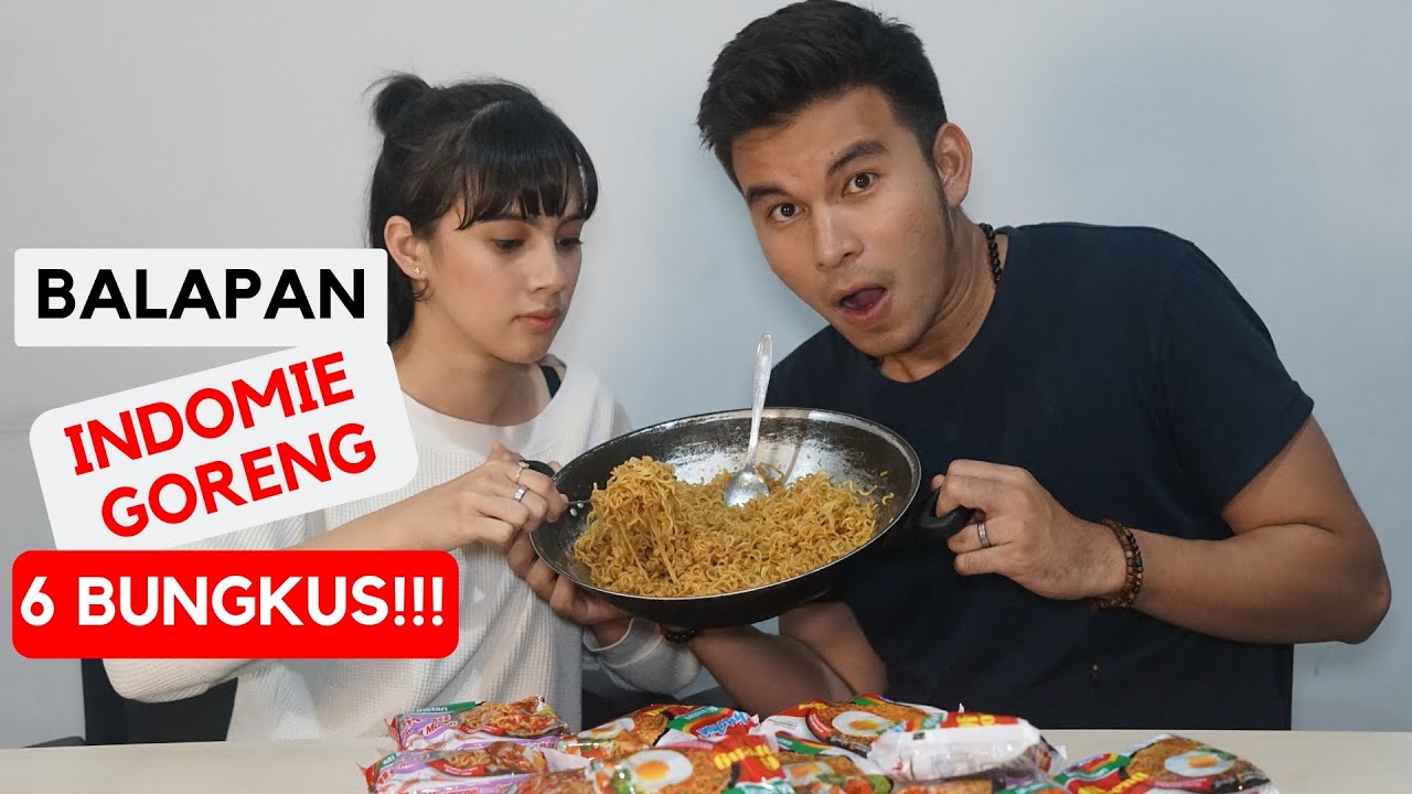Makan INDOMIE GORENG 6 BUNGKUS!! ft. Annette Edoarda