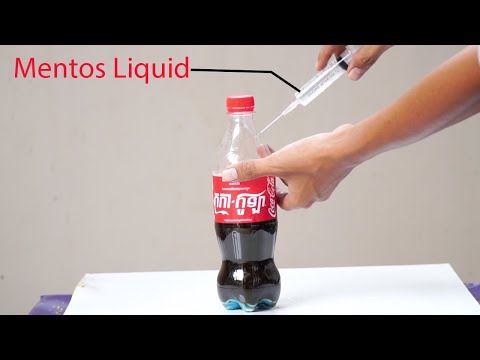 Experiment: Coca Cola vs Mentos vs Toothpaste super reaction