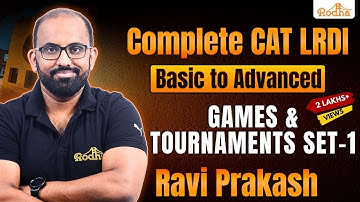 Games and Tournaments 1 || LR & DI Preparation for CAT || CAT Exam Preparation