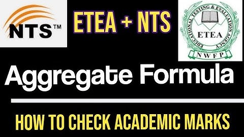NTS | Etea aggregate Formula | how to check Etea,  Nts Aggregate