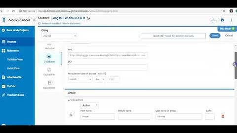 How to Use NoodleTools