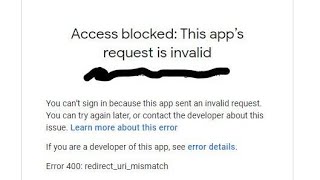 Fix Access blocked: App not completed the Google verification process error in oauth2 problem