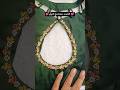 Back Neck Embroidery Designs with normal needle # shorts