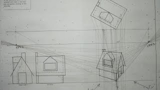 Engineering Graphic and Design/Grade 11 two points Perspective Drawing Task 1️⃣2️⃣